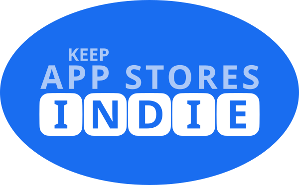 Keep App Stores Indie logo draft